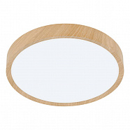 EGLO 901126  Светодиодный настенно-потолочный светильник для ванной MUSURITA, 14,6W (LED), 340lm, 3000K, IP44, Ø100, H115, сталь, черный / матовое опаловое 
