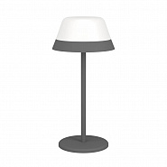 900978  Аккум. настольн. лампа диммер сенсор  MEGGIANO, 1,5W(LED), 0,8W(LED), IP54, пластик, серый