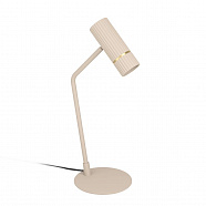 EGLO 901154  Светодиодная настольная лампа CAMINIA, 1х5W (GU10-LED), 345lm, L210, H170, A485, сталь, песочный, браширов