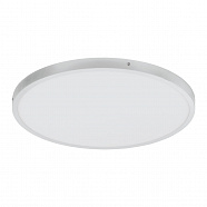 EGLO 97267  Светодиодный накладной светильник FUEVA 1, 25W(LED), 2500lm, Ø400, H30, алюминий, серебряный/пла
